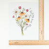 I Fucking Love Flowers wall art with rulers to measure